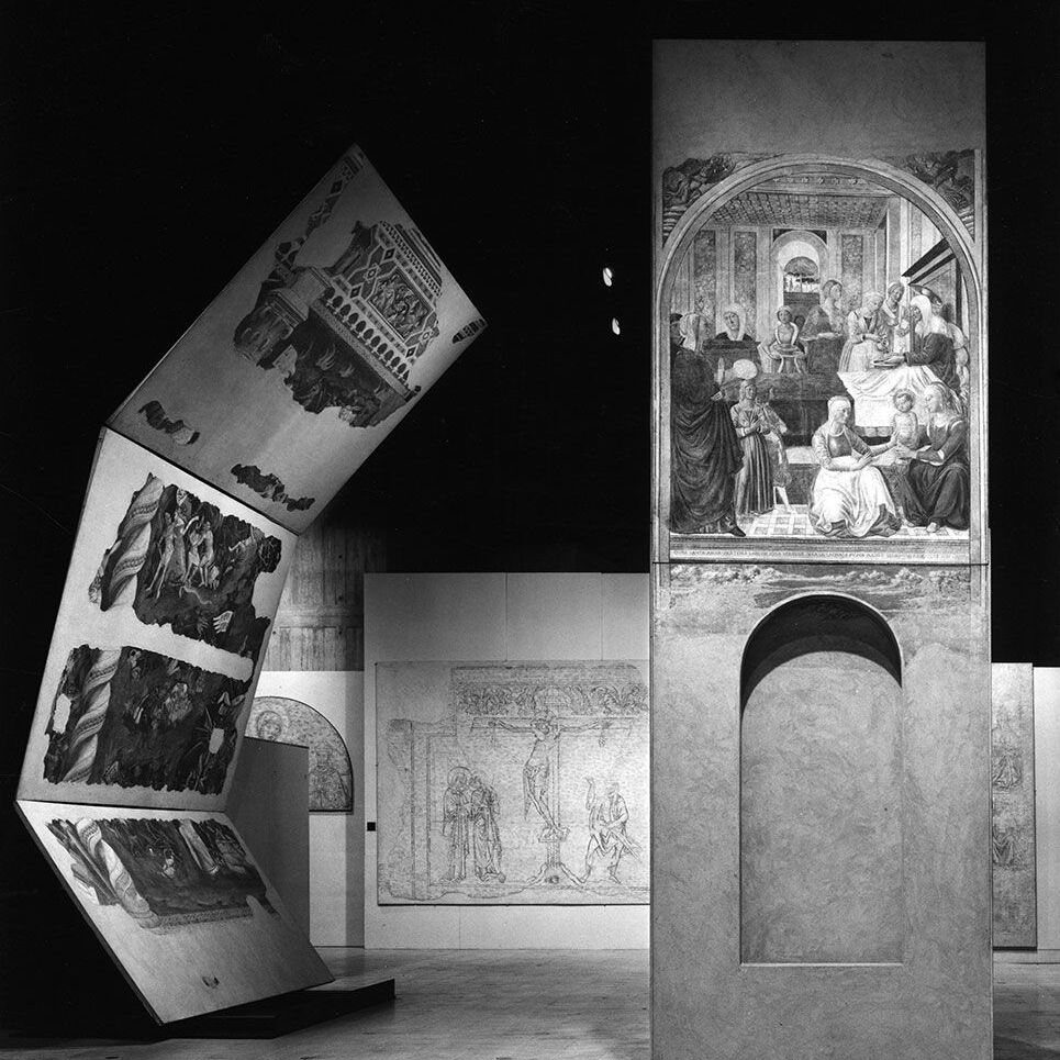 Quattrocento Florentine Frescoes exhibition, Hayward Gallery, London, 1969