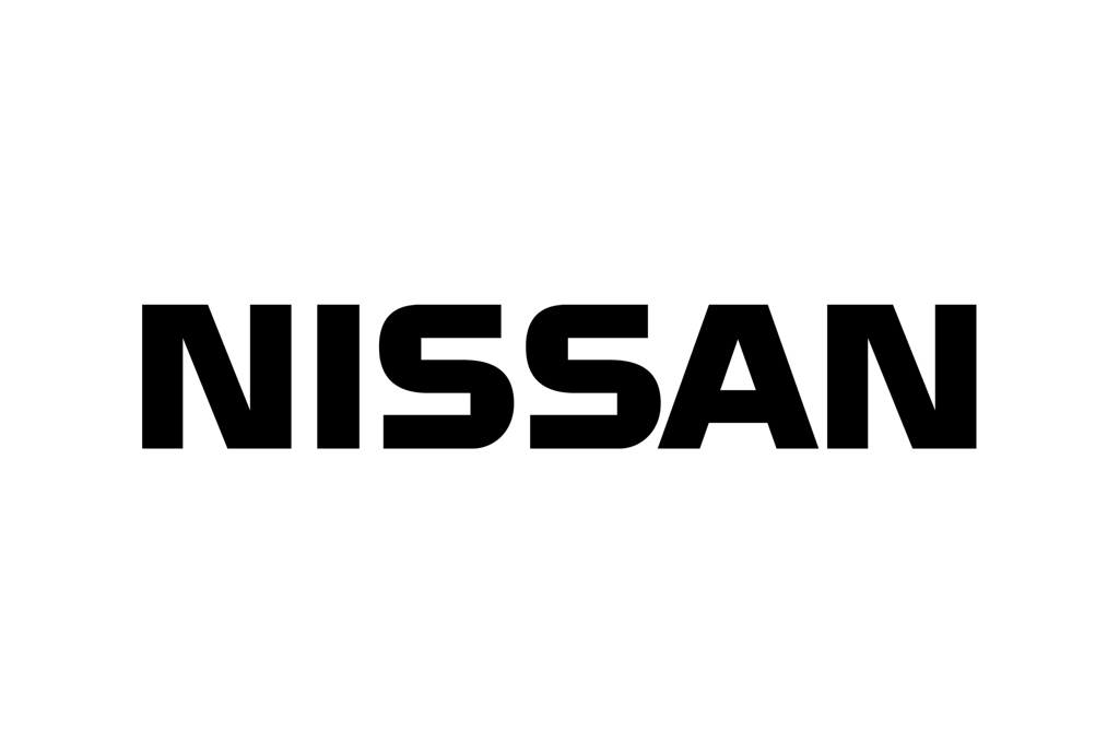 Logo for Nissan. Type design by Matthew Carter, 1982